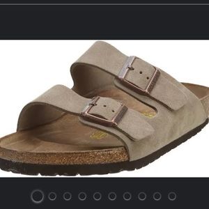 Birkenstock suede sandals